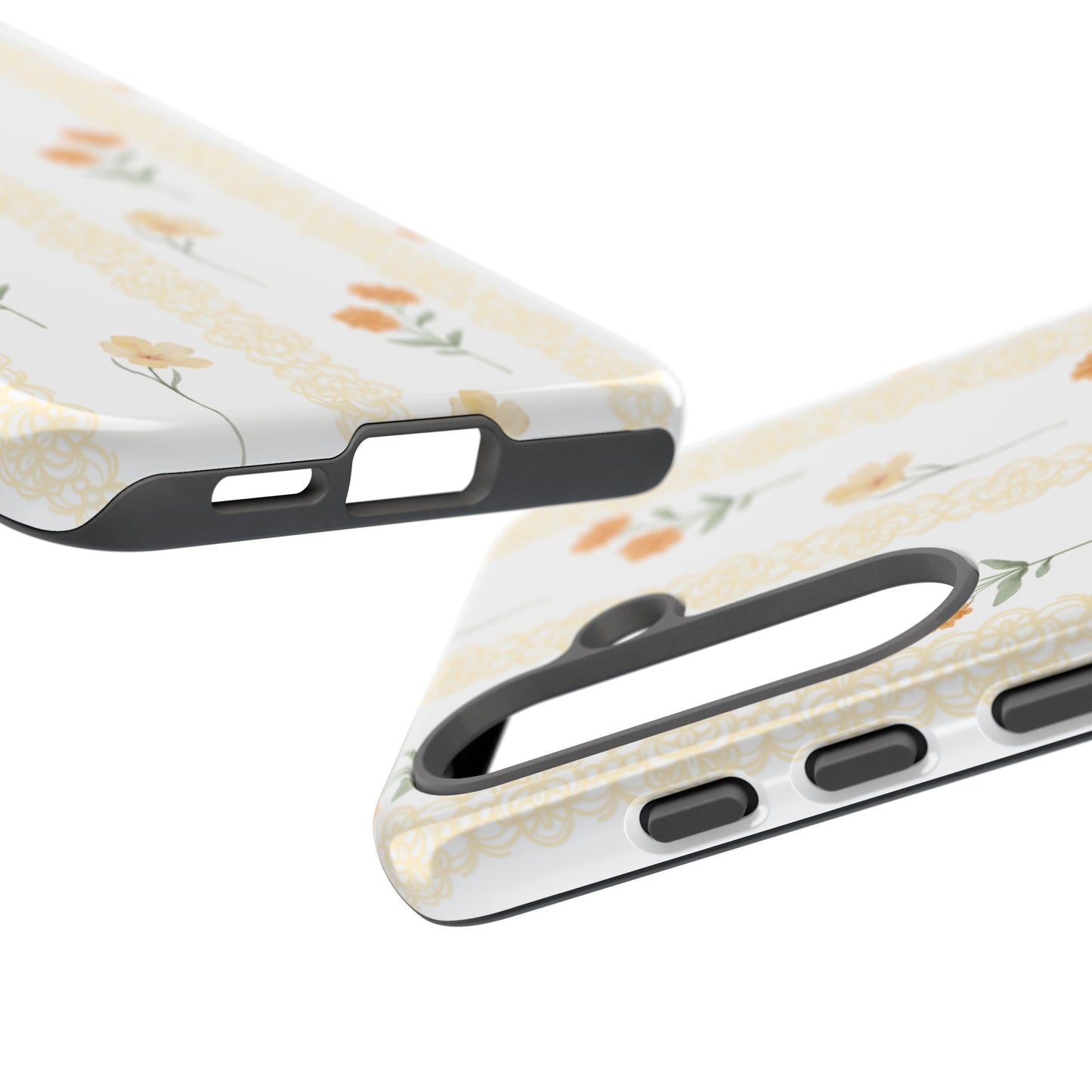 Floral Phone Case, Coquette Aesthetics, Samsung Casing, Cottagecore Style, Wild Flower, Gift For Her, Florals Design