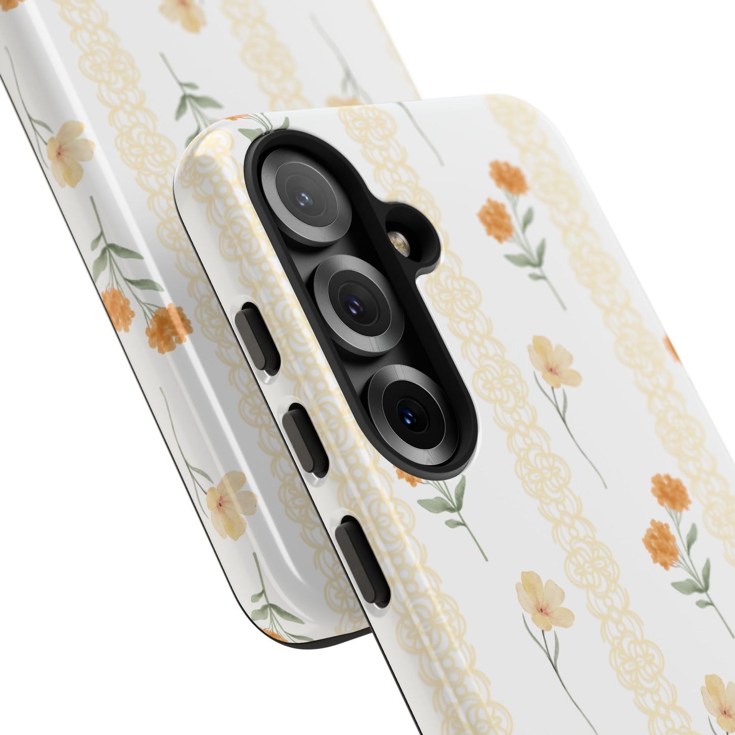 Floral Phone Case, Coquette Aesthetics, Samsung Casing, Cottagecore Style, Wild Flower, Gift For Her, Florals Design