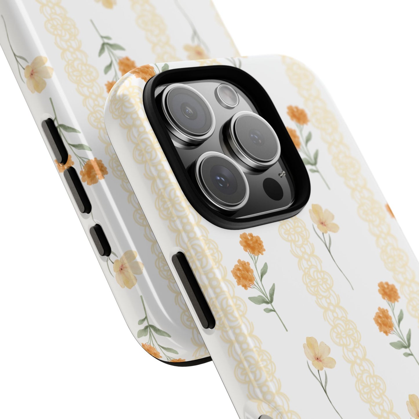 Aesthetic iPhone Case, Floral Pattern, Wild Flowers, iPhone 16 15 14 13 12 Pro Max, Gift For Her, Coquette Style